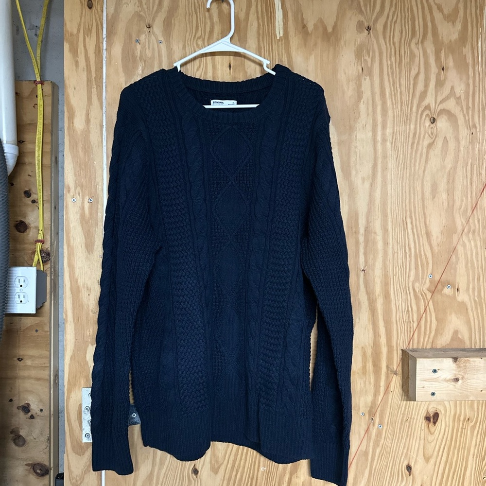 Sonoma Dark Blue Knit Sweater
